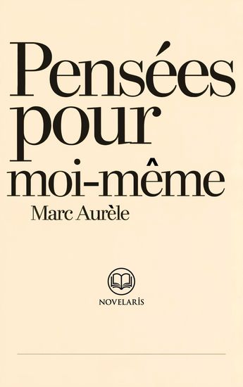 Marc Aurèle - Pensées pour moi-même - Les Méditations dans une nouvelle traduction intégrale (Éditions Novelaris) - cover