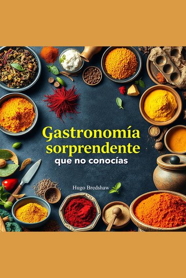 Gastronomía sorprendente que no conocías - "¡Transforma tu preparación culinaria! Accede a lecciones de audio impactantes para descubrir una gastronomía sorprendente que nunca imaginaste" - cover