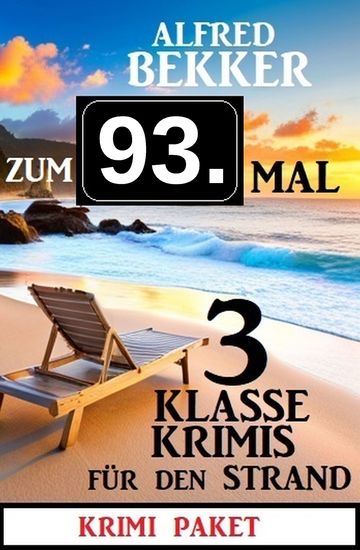 Zum 93 Mal 3 klasse Krimis für den Strand - cover