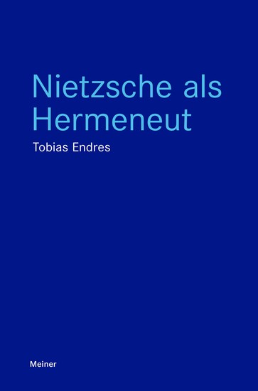 Nietzsche als Hermeneut - cover