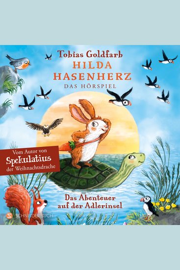 Hilda Hasenherz Das Abenteuer auf der Adlerinsel - Vom SPIEGEL-Bestsellerautor von «Spekulatius der Weihnachtsdrache» | Tierabenteuer mit mutiger Heldin | Zum Vor- und Selberlesen - cover