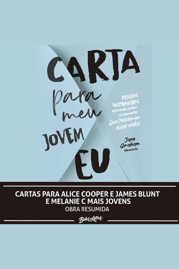 Cartas para Alice Cooper e James Blunt e Melanie C mais jovens - cover