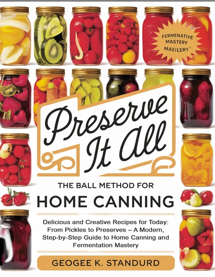 Preserve It All The Ball Method for Home Canning - Delicious and Creative Recipes for Today: From Pickles to Preserves – A Modern Step-by-Step Guide to Home Canning and Fermentation Mastery - cover