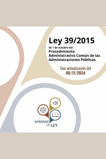 Ley 39 2015 de 1 de octubre del Procedimiento Administrativo Común de las Administraciones Públicas - Con actualización del 06 11 2024 - cover