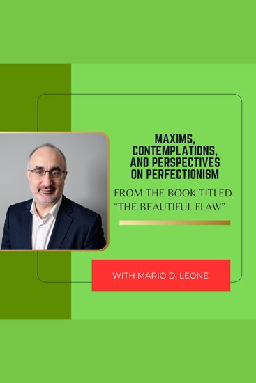 Maxims Contemplations & Perspectives on Perfectionism - cover