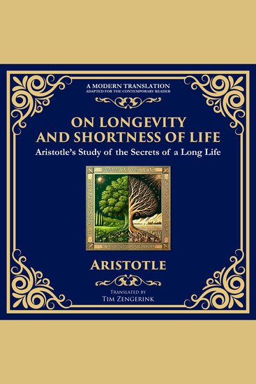 On Longevity and Shortness of Life - Aristotle’s Study of the Secrets of a Long Life - cover