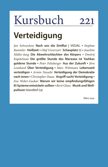 Kursbuch 221 - Verteidigung - cover