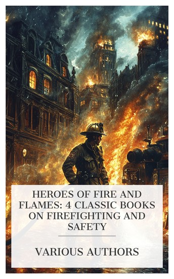 Heroes of Fire and Flames: 4 Classic Books on Firefighting and Safety - Firebrands Old Clinkers Firemen and Their Exploits Fire Prevention and Fire Extinction etc - cover