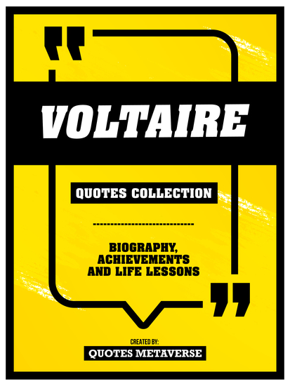 Voltaire - Quotes Collection: Biography Achievements And Life Lessons - cover
