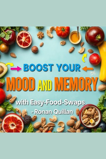 Boost Your Mood and Memory with Easy Food Swaps - "Elevate your mood and memory! Discover easy food swaps with our dynamic audio lessons designed for better living" - cover