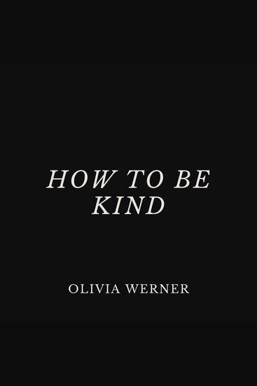 How to Be Kind - cover