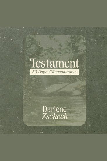 Testament - 30 Days of Remembrance - cover