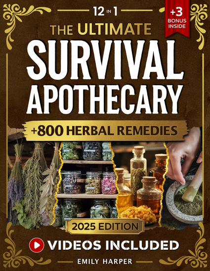 The Ultimate Survival Apothecary - [12 in 1] Master 800+ Ancient Herbal Remedies and Practical Formulas for Natural Healing Everyday Health and Emergency Preparedness in Any Crisis - cover
