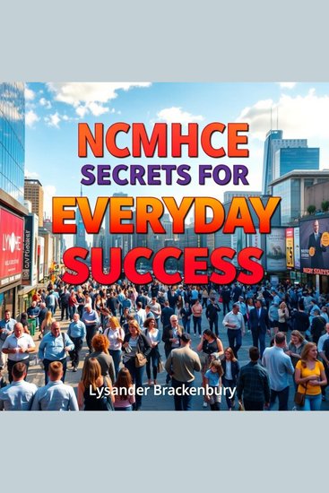 NCMHCE Secrets for Everyday Success - "Elevate your NCMHCE success with dynamic audio lessons tailored for peak exam performance!" - cover