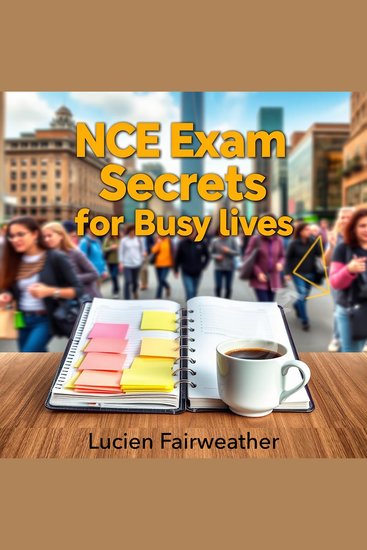 NCE Exam Secrets for Busy Lives - "Elevate your NCE Exam Secrets with captivating audio lessons designed to maximize your test success!" - cover