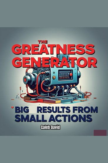 The Greatness Generator - Sparking Big Results From Small Actions - cover