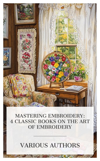 Mastering Embroidery: 4 Classic Books on the Art of Embroidery - The Development of Embroidery in America An Embroidery Book Samplers and Tapestry Embroideries Embroidery and Fancy Work etc - cover