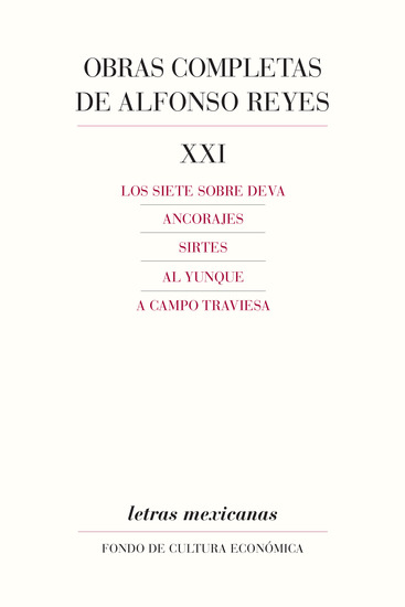 Obras completas XXI - Los siete sobre Deva Ancorajes Sirtes Al yunque A campo traviesa - cover