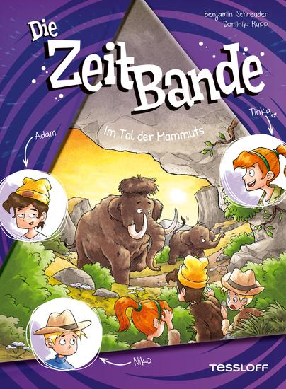 Die ZeitBande Band 4 Im Tal der Mammuts - cover
