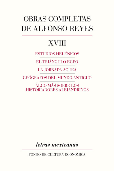 Obras completas XVIII - Estudios helenicos - cover