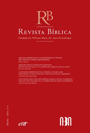 Revista Bíblica 2024 3-4 - Año 86 - cover