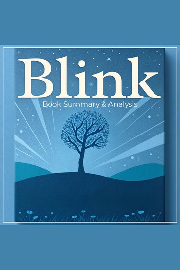 Blink: Book Summary & Analysis - cover