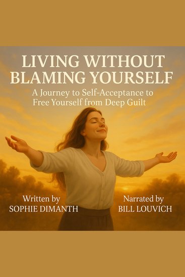 LIVING WITHOUT BLAMING YOURSELF - A Journey to Self-Acceptance to Free Yourself from Deep Guilt - cover