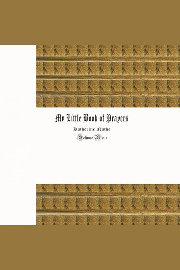 My Little Book of Prayers - Volume One - cover