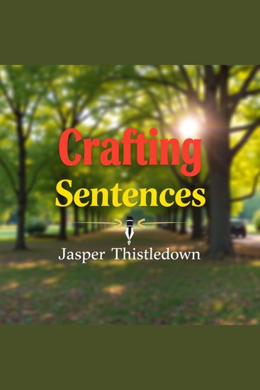 Crafting Sentences That Captivate Instantly - "Unlock the art of captivating sentences! Enjoy powerful audio lessons for effortless impactful writing" - cover