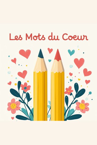 Les Mots du Cœur - Une Romance Pour Apprendre Le Français - cover