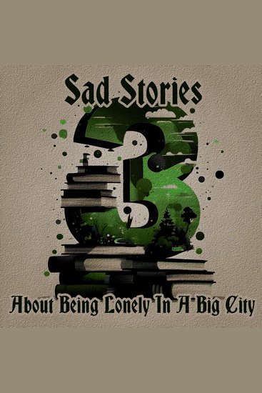 3 Sad Stories - About Being Lonely in a Big City - A trio of classic tales perfect for a commute walk or quiet night in - cover