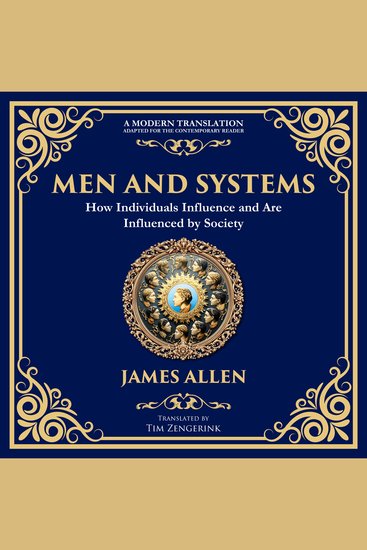 Men and Systems - How Individuals Influence and Are Influenced by Society - cover