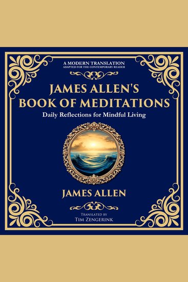 James Allen's Book of Meditations - Daily Reflections for Mindful Living - cover