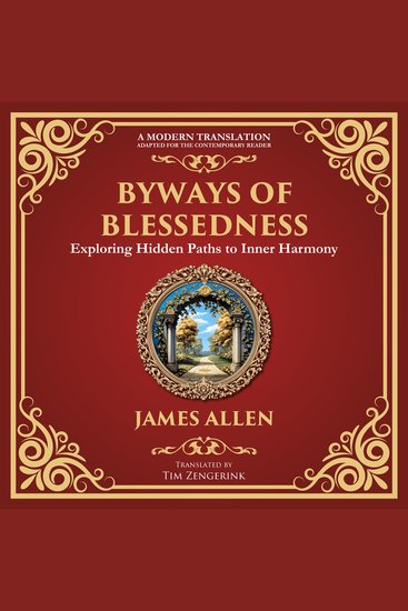 Byways of Blessedness - Exploring Hidden Paths to Inner Harmony - cover