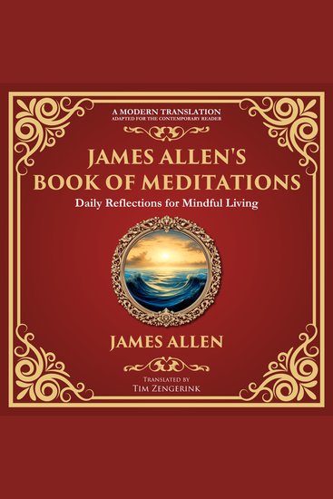 James Allen's Book of Meditations - Daily Reflections for Mindful Living - cover