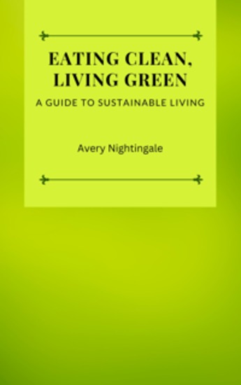 Eating Clean Living Green - A Guide to Sustainable Living - cover