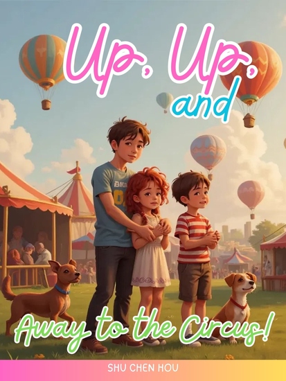 Up Up and Away to the Circus! - A Sky-High Adventure Under the Big Top! - cover
