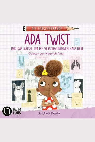 Ada Twist und das Rätsel um die verschwundenen Haustiere - Die Forscherbande Teil 1 (Ungekürzt) - cover