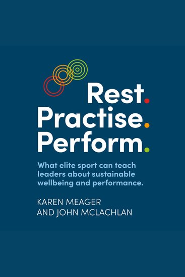 Rest Practise Perform - What elite sport can teach leaders about sustainable wellbeing and performance (Unabridged) - cover