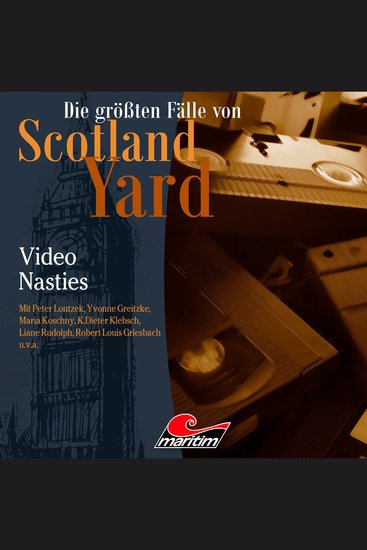 Die größten Fälle von Scotland Yard Folge 61: Video Nasties - cover