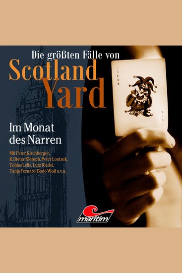 Die größten Fälle von Scotland Yard Folge 64: Im Monat des Narren - cover