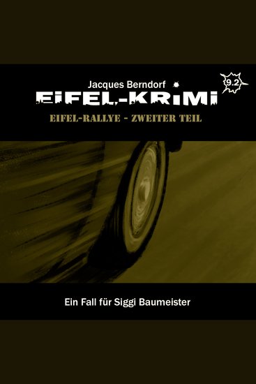 Jacques Berndorf Eifel-Krimi Folge 9: Eifel-Rallye Teil 2 - cover