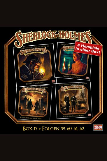 Sherlock Holmes - Die geheimen Fälle des Meisterdetektivs Box 17: Folgen 59 60 61 62 - cover