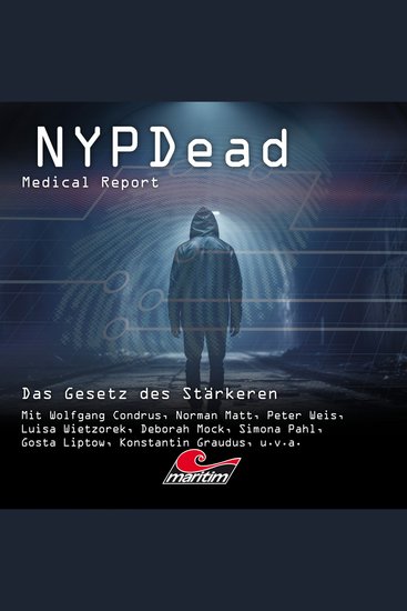NYPDead - Medical Report Folge 20: Das Gesetz des Stärkeren - cover