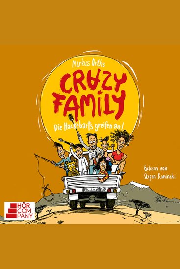 Die Hackebarts greifen an - Crazy Family Teil 3 (Ungekürzt) - cover