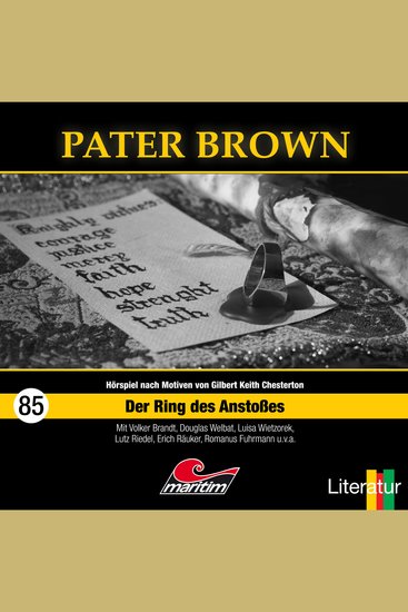 Pater Brown Folge 85: Der Ring des Anstoßes - cover