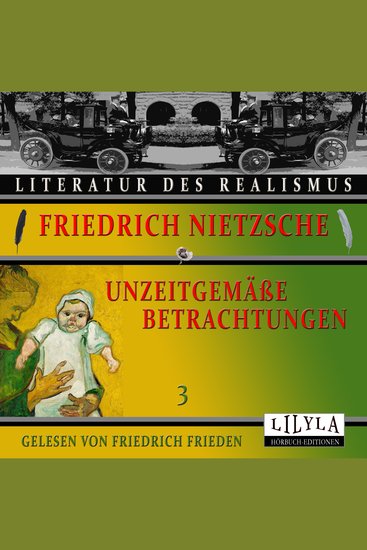 Unzeitgemäße Betrachtungen 3 - cover