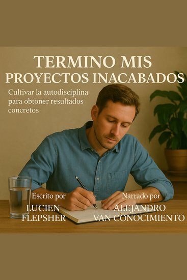 TERMINO MIS PROYECTOS INACABADOS - Cultivar la autodisciplina para obtener resultados concretos - cover