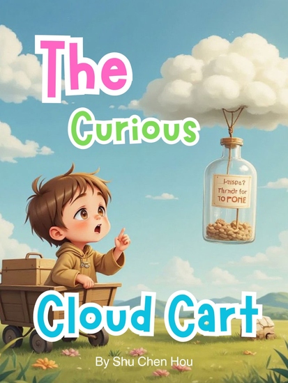 The Curious Cloud Cart - A Whimsical Journey Through the Sky Sparking Curiosity and Wonder! - cover