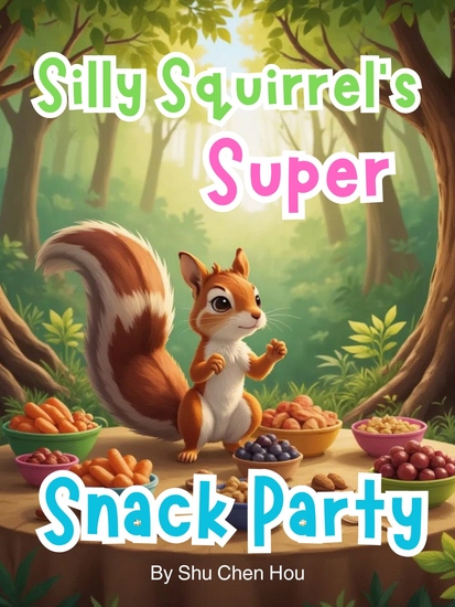 Silly Squirrel's Super Snack Party - A Fun-Filled Feast of Friendship Sharing and Tasty Surprises! - cover
